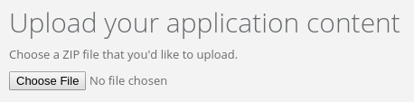 Upload Content Form