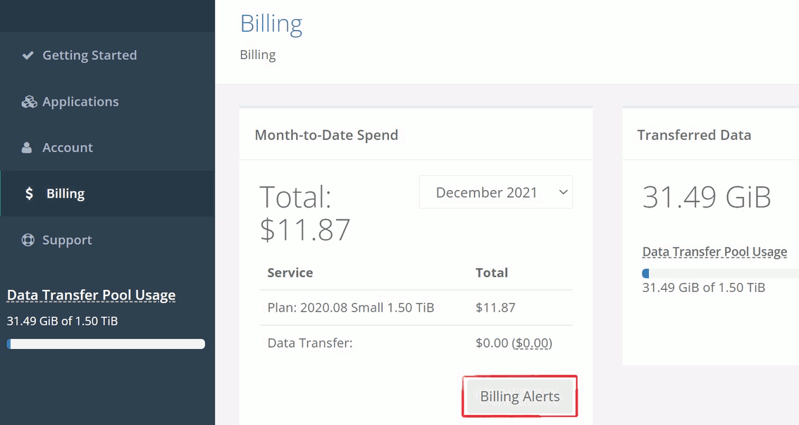 Billing Page