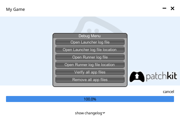 Debug Menu